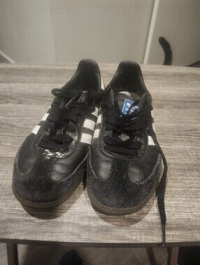 Adidas Toddler Originals Samba OG Black White Gum Sneakers IE3676 Size 4